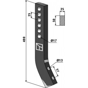 Стойка глубокорыхлителя