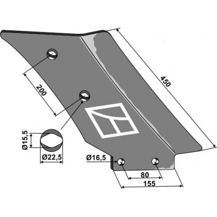 противопластина правая