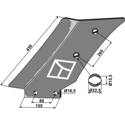 противопластина левая