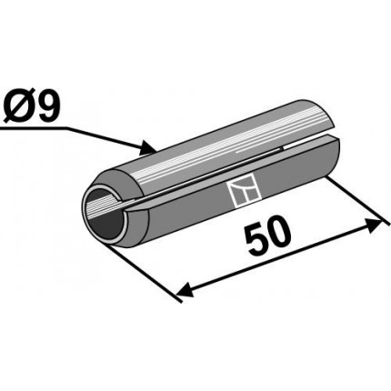 Натяжной штифт Ø9x50