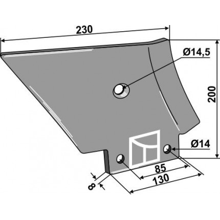 Контрстойка - правая