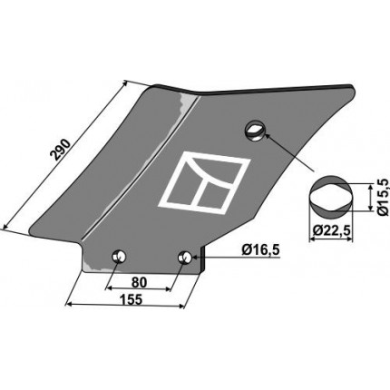 противопластина правая