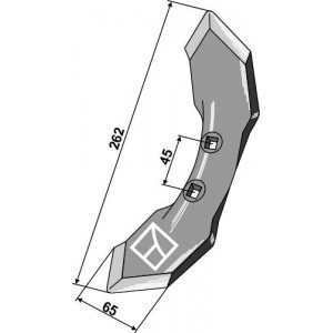 Лапа K32 - 8мм