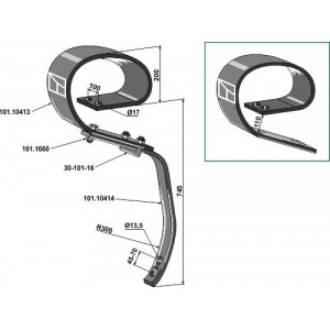 Плоскопружинная стойка GOLIATH