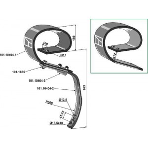 Плоскопружинная стойка Goliath