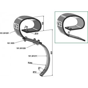 Плоскопружинная стойка TITAN