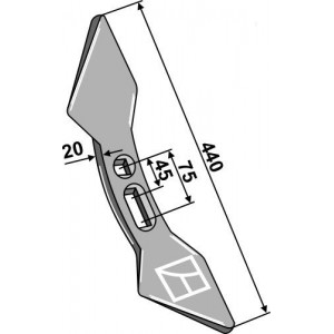 Лапа двухсторонняя