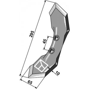 Лапа культиватора