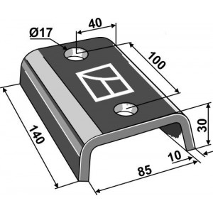 крепежная пластина