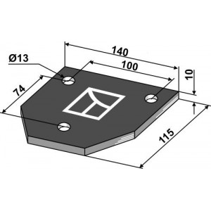 Крепежная плита