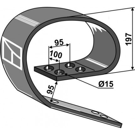 Пластинчатая пружина 150 x 14