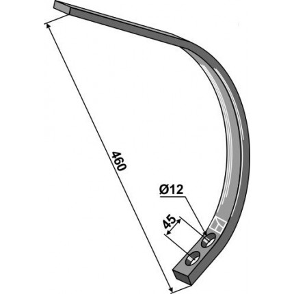 Нижняя часть 45 x 20