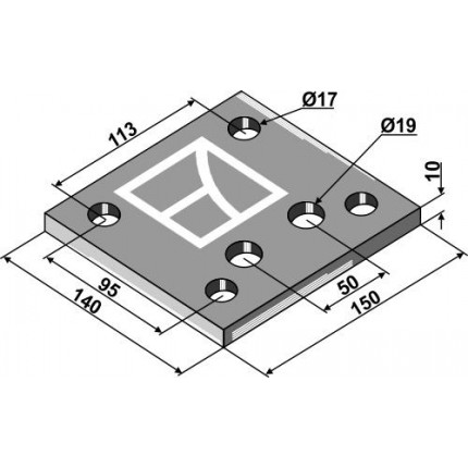Крепежная плита