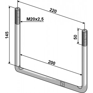 Стремянка M20x2,5