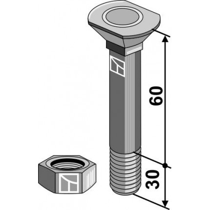 Болт Donax M12 x 1,75