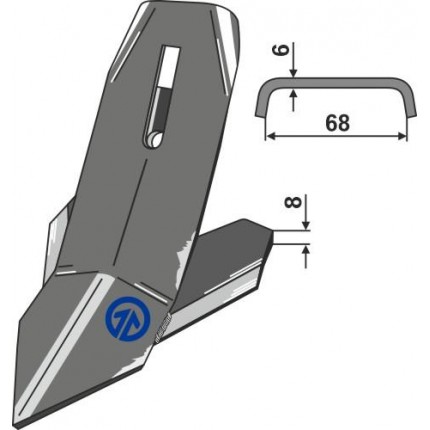 Быстросменная лапа - 180мм
