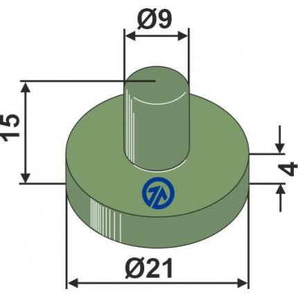 Опора фиксатора крепления лапы