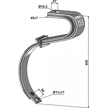 Стойка - 2 1/2 слойная