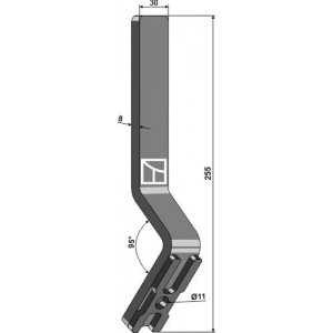 Стойка лапы окучника