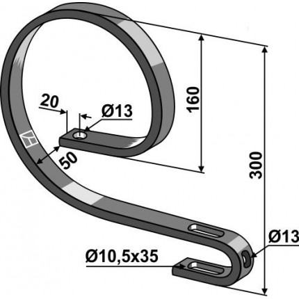Пружина верхняя