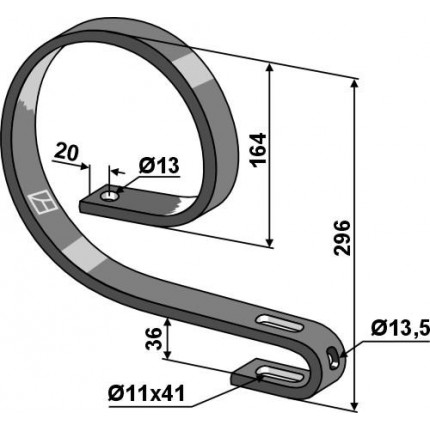 Пружина верхняя 40x12