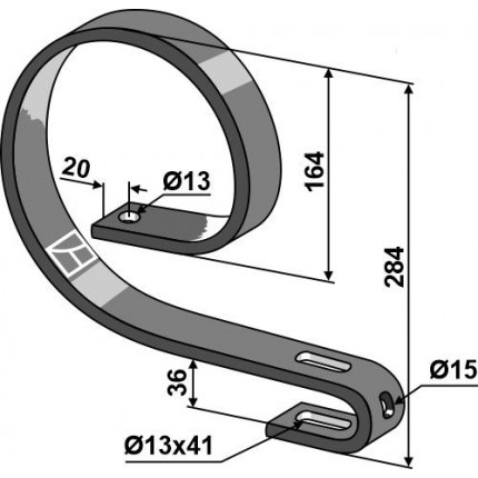 Пружина верхняя 40x12