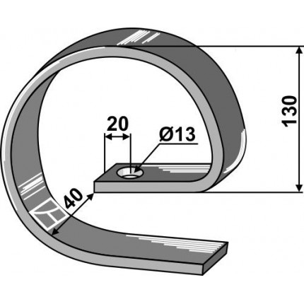Усилитель S-образной стойки культиватора