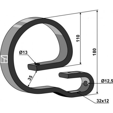 Пружина верхняя
