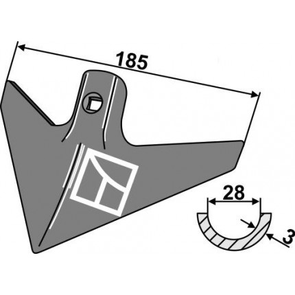 пропашная лапа