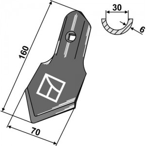 Стандартная лапа К46-6