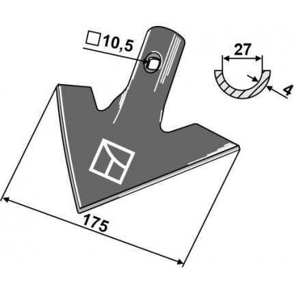 Пропашная лапа
