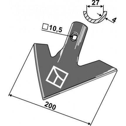 Пропашная лапа