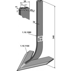 Cтойка с лапой 160мм