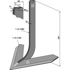 Cтойка с лапой 320 мм