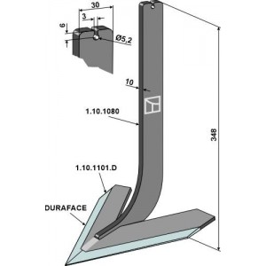 Cтойка с лапой 180мм - DURAFACE