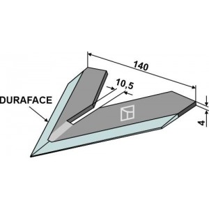 Лапа 140мм - DURAFACE
