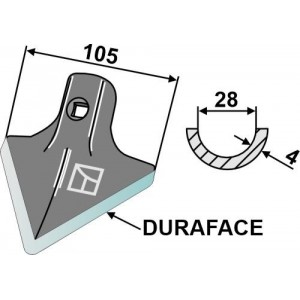 Лапа 105x4 - DURAFACE