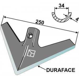 Лапа 250 мм - DURAFACE