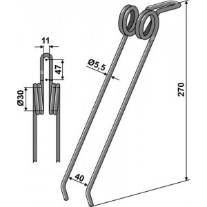 Загортачи для межрядной обработки