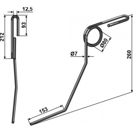 Загортач - левый