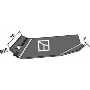 Лапа окучника 210 мм - левая