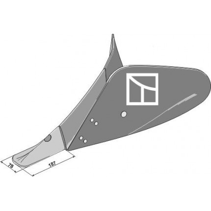 Корпус окучника в сборе