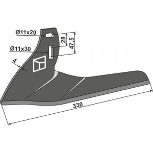 Угловая лапа, правая