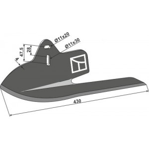 Угловая лапа, правая