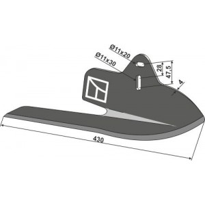 Угловая лапа, левая