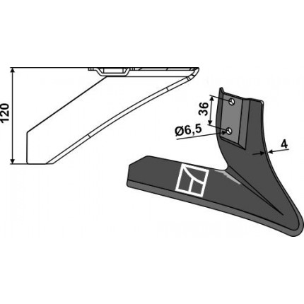 Крыло лапы - правое