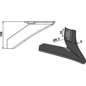 Крыло лапы - левое