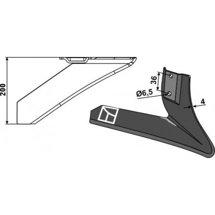 Крыло лапы - правое