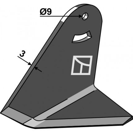 Угловой нож - левый