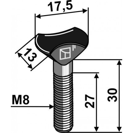 Болты для цепи